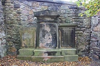 The Romanes grave, Greyfriars Kirkyard in Edinburgh