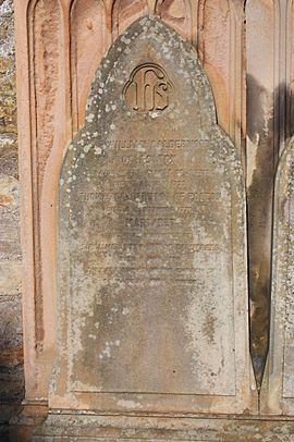 The grave of Margaret Calderwood, Old Kirkyard, Lasswade