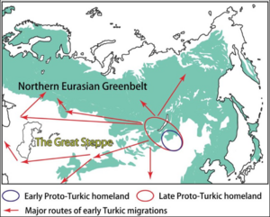 Turkic origin and expansion