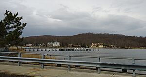 Navesink as seen from the Oceanic Bridge across the Navesink River in Monmouth County