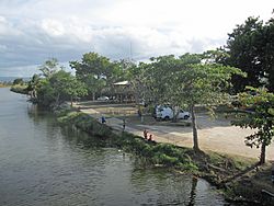 View from bridge on Calle Méndez Vigo in Dorado, Puerto Rico