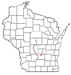Location of Marcellon, Wisconsin