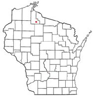Location of Peeksville, Wisconsin