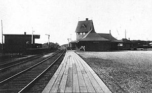 Walpole station, 1900