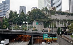 Washington State Convention and Trade Center over I-5 (cropped)