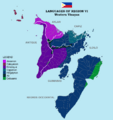 Western Visayas Language Map