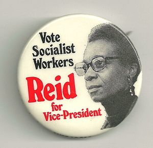 Willie Mae Reid 1976 campaign button