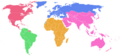 World Map FIVB