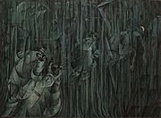 'States of Mind III; Those Who Stay', oil on canvas painting by Umberto Boccioni, 1911