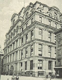 (King1893NYC) pg677 THE EQUITABLE LIFE-ASSURANCE SOCIETY OF THE UNITED STATES. BROADWAY, BETWEEN PINE AND CEDAR STREETS (cropped).jpg