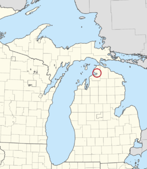 1963R Little Traverse Bay Reservation Locator Map