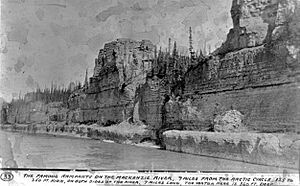 A2656 - The Ramparts on the Mackenzie River, Northwest Territories