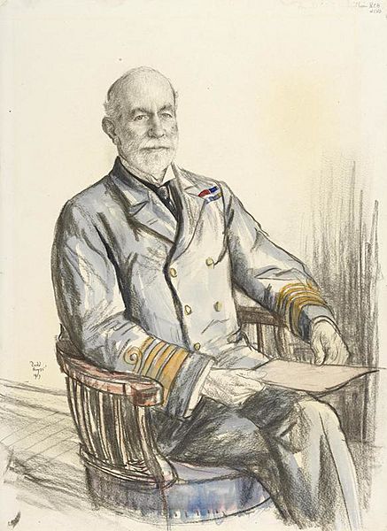 Admiral Sir Frederick Tower Hamilton Kcb Cvo Art.IWMART1746
