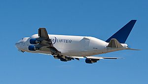 Atlas Air 747 Dreamlifter outbound from ANC (6717252789)