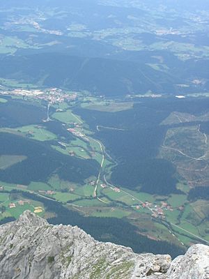 General overview of the valley of Atxondo