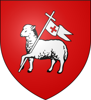 Blason ville fr Lagnieu (Ain)