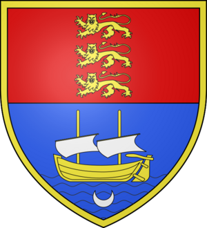Blason ville fr Saint-Julien-Beychevelle (Gironde)