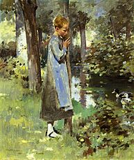 By the River Theodore Robinson 1887