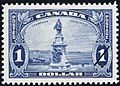 Canada 1 dollar Champlain Monument 1935