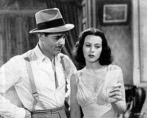 Clark Gable and Hedy Lamarr Publicity Photo for Comrade X 1940