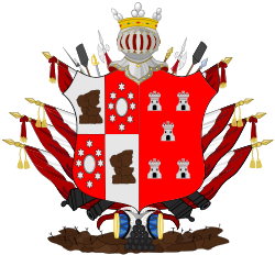 Coat of Arms of Antonio Olaguer Feliu, Viceroy of the Rio de la Plata