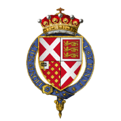 Coat of arms of Sir Henry Neville, 5th Earl of Westmorland, KG