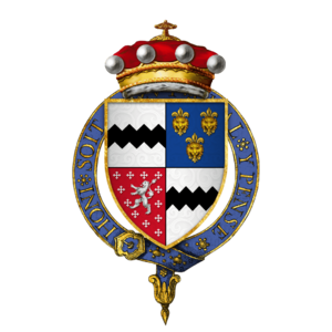 Arms of Sir Thomas West,9th Baron De La Warr, KB, KG