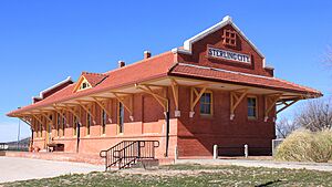 Concho San Saba and Llano Valley Railroad Station