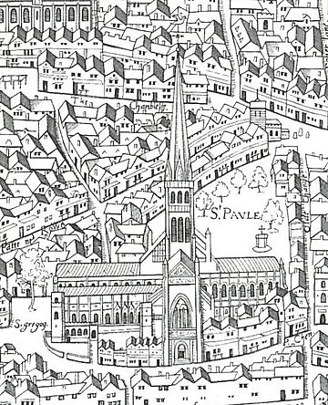 Copperplate map St Pauls