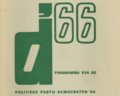 D'66 politiek program 1966