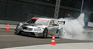 DTM car mercedes2006 burnOut