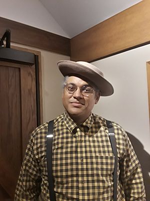 Don Flemons after a performance of The Blacksmith by Philidor ar The Barns at Wolf Trap.jpg