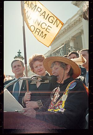 Doris Haddock at the Capitol