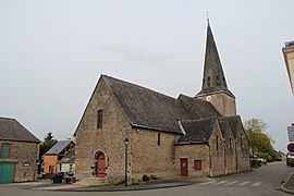 The parish church in Saint-Christophe-du-Luat
