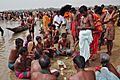 Festival of sacred bath (Baruni snan- in Bengali) in Bangladesh