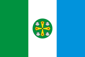 Flag of Samos, Galicia