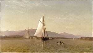 Francis Augustus Silva - The Hudson at the Tappan Zee - Google Art Project