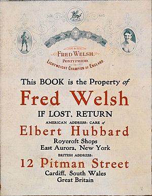 Freddie Welsh Scrap book
