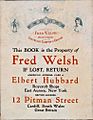 Freddie Welsh Scrap book