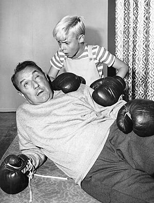 Gale Gordon Jay North Dennis the Menace boxing 1962