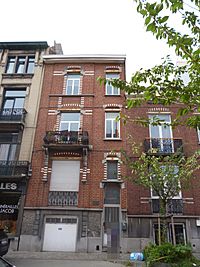 Geburtshaus Hergé rue Philippe-Baucq 33