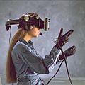 Head-mounted display and wired gloves, Ames Research Center