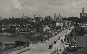 Horadnia, Lipavaja-Nioman, Stary most. Горадня, Ліпавая-Нёман, Стары мост (1938)