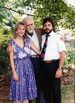 Igal Roodenko with niece Amy Zowniriw and her husband Mike Zowniriw 1987