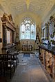 Interior of Lumley Chapel, view from the entrance
