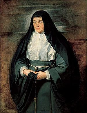 Isabella Clara Eugenia as a nun