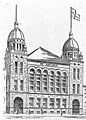 Keystone Hall (armory of the Reading Artillerists), Penn Street, Reading, Berks County, Pennsylvania, 1897 Montgomery pubdom