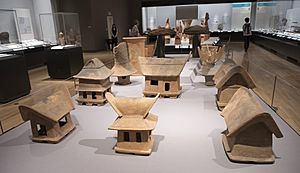 Kofun pottery in the Tokyo National Museum