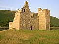 Lochranza castle sunny
