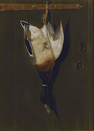 Mallard, after the hunt, by George Cope